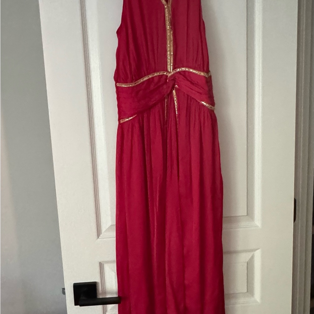 Ramy Brook Red Halter Sundress for Weddings